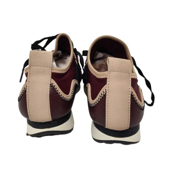 A New Day Women's Deena Burgundy &Tan Lace-up Sneakers size 7.5 - Picture 6 of 10